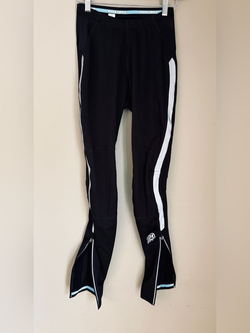 Novara Black Athletic Leggings Cycling Tights WOMEN XS